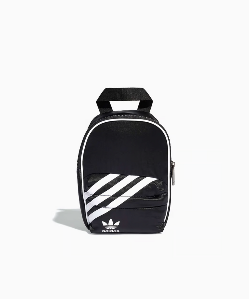 Official Adidas 3S Mini Backpack in Black/Noir at ShoeGrab
