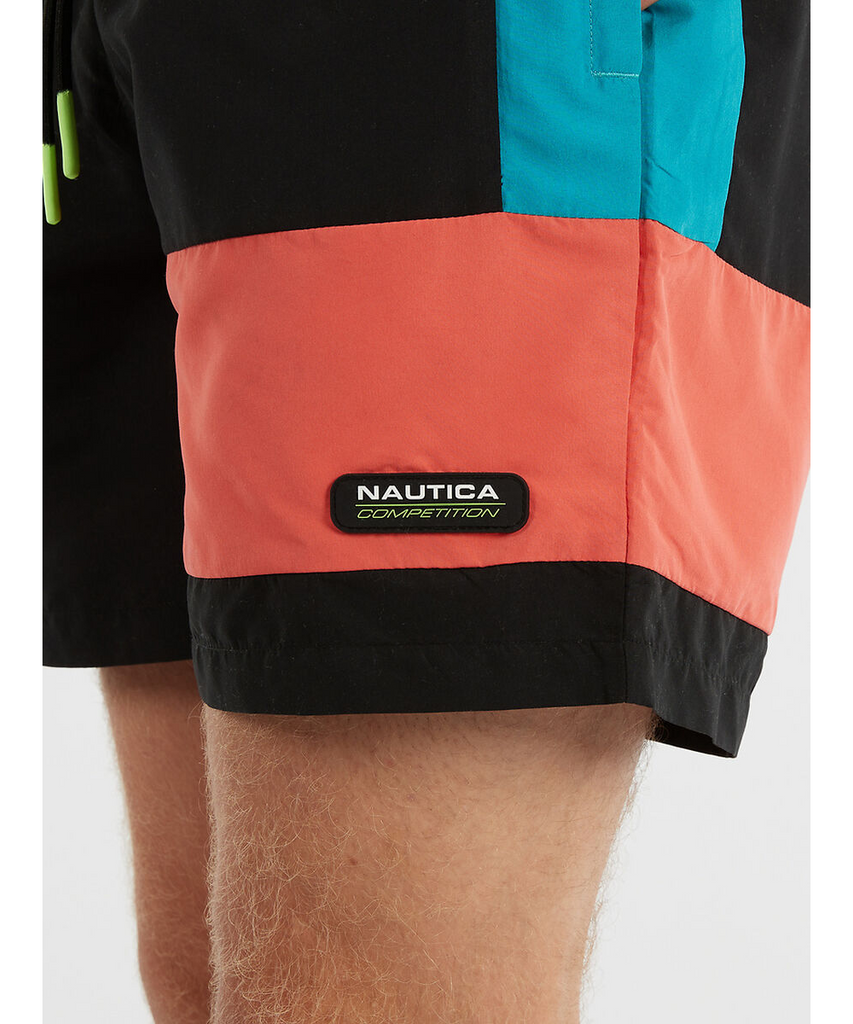 Official Nautica Competition Fraser 6 Swim Shorts Black At Shoegrab