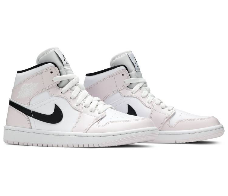 womens air jordan 1 mid barely rose