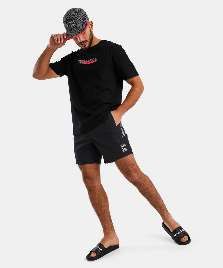 Nautica Competition Traverse 5 Swim Short Black Shoegrab