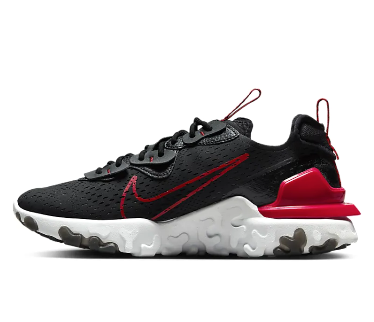 Men's Nike React Vision Dimsix (Black/Red) â ShoeGrab