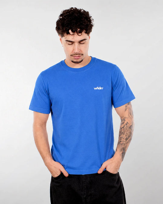 WNDRR Accent Regular Fit Tee (Mystic Blue)
