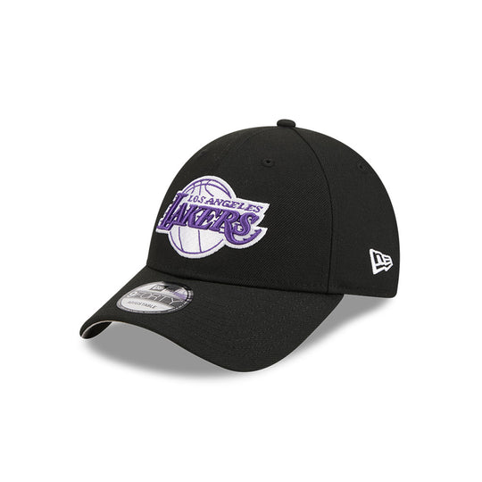 New Era L.A Lakers 9Forty Adjustable Cap (Black/Purple)