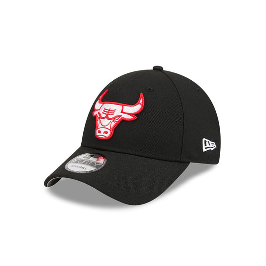 New Era Chicago Bulls 9Forty Adjustable Cap (Black/Red)