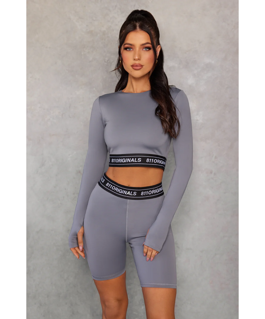 811 Originals Women's Long Sleeve Top (Charcoal)