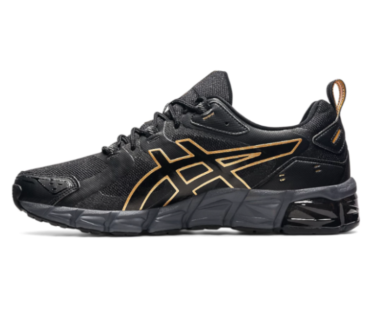 Men s Asics Gel Quantum 180 6 Black Gold ShoeGrab