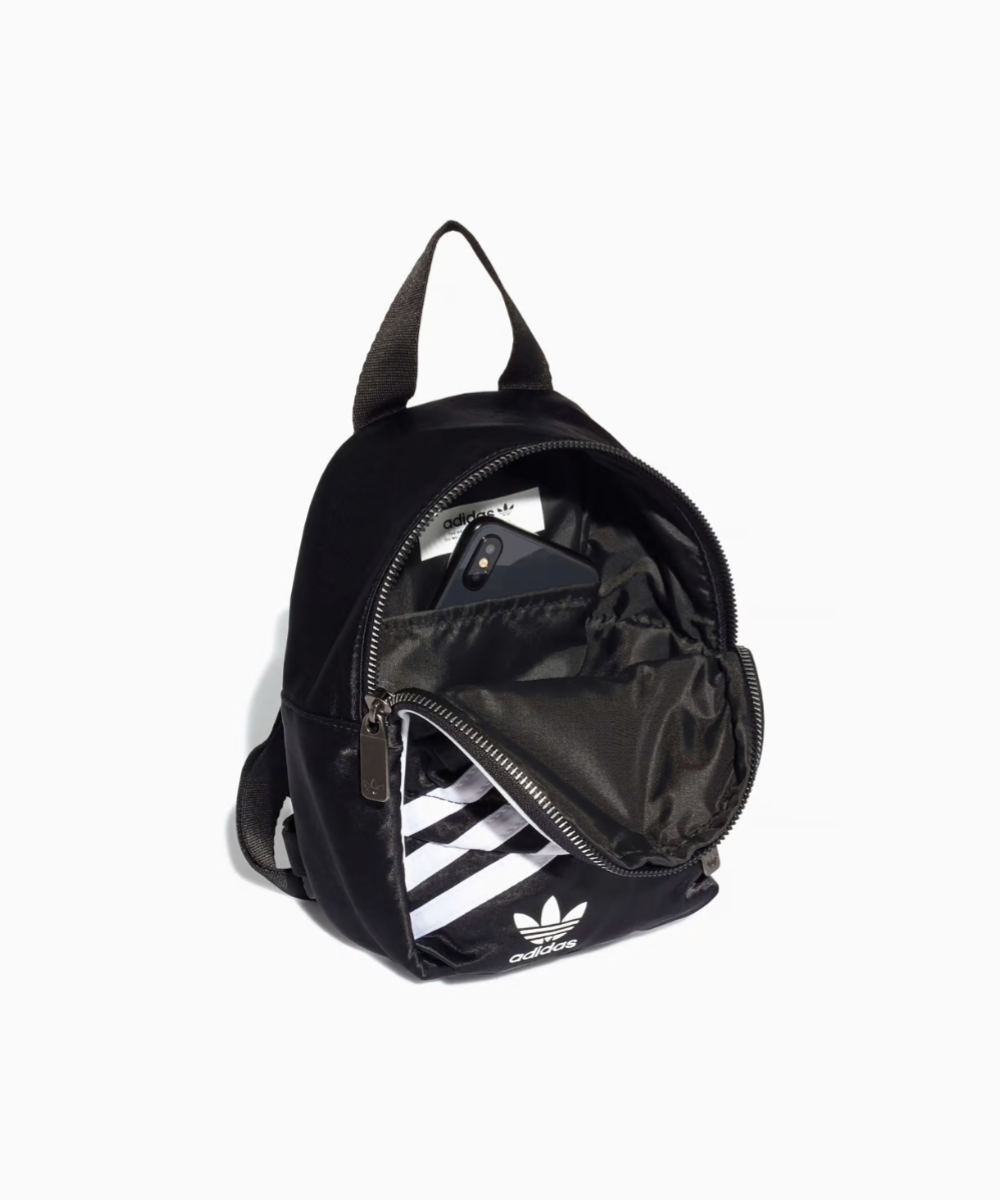 Official Adidas 3S Mini Backpack in Black/Noir at ShoeGrab