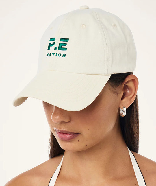 P.E Nation Heads Up Cap (Whisper White & College Green