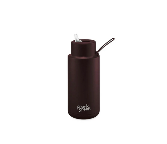 Frank Green Reusable Ceramic Bottle 1L (Chocolate)