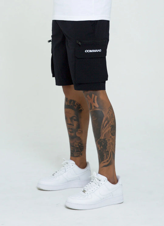 COMMAND Cargo Shorts (Black)