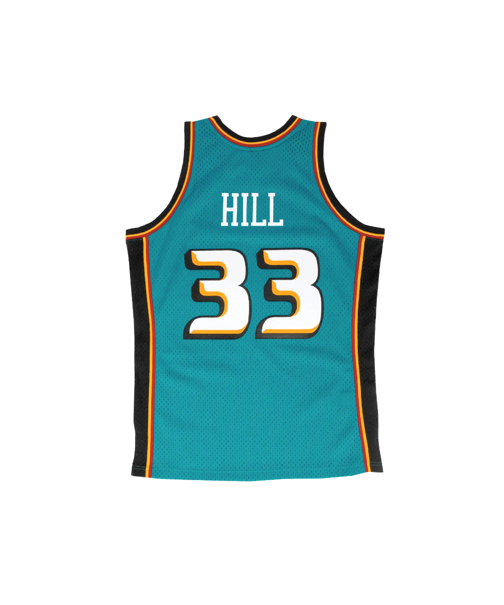 Youth Mitchell & Ness Grant Hill Teal Detroit Pistons 1998-99