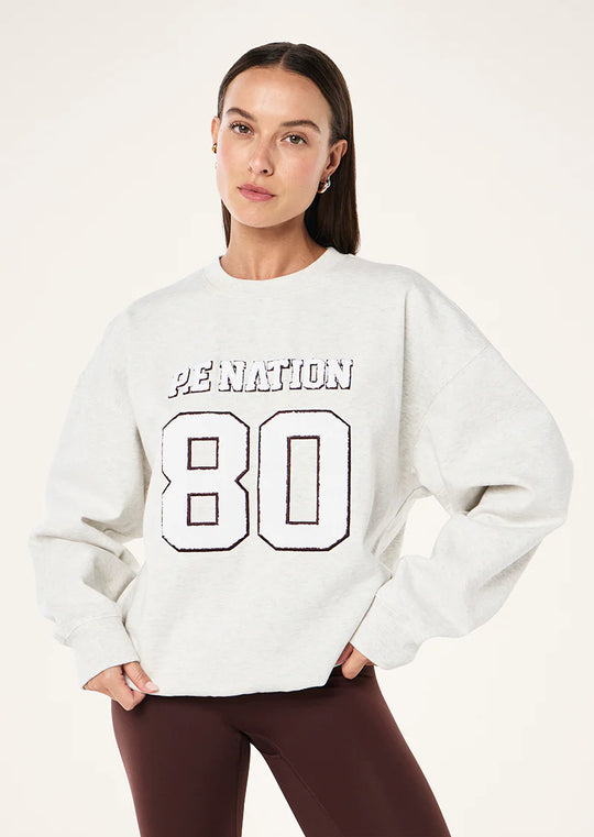 P.E Nation Elysian 2.0 Sweat (Snow Marle)