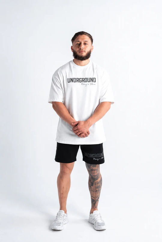 UNDRGROUND Moving in Silence Tee (Snow/Black)