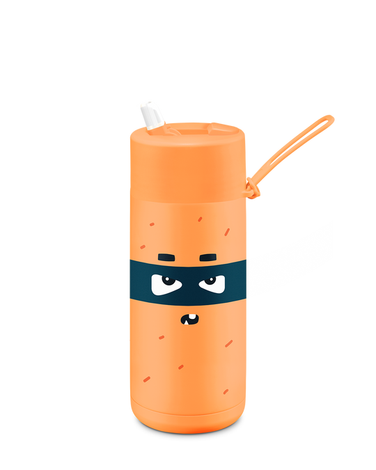 Frank Green Franksters Reusable Ceramic Bottle 475ml (Neon Orange)