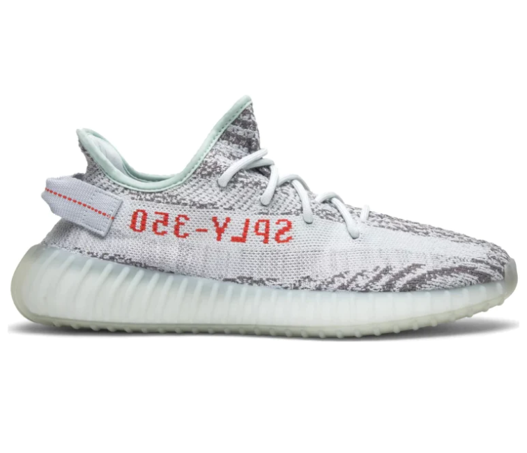 Yeezy 350 blue store zebra