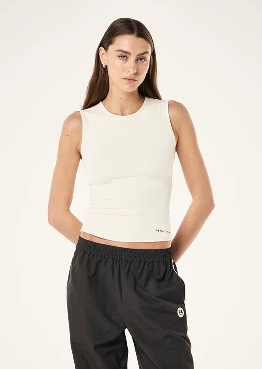 P.E Nation Foundation Muscle Tank (Whisper White)