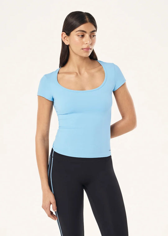 P.E Nation Foundation Scoop SS Top (Alaskan Blue)