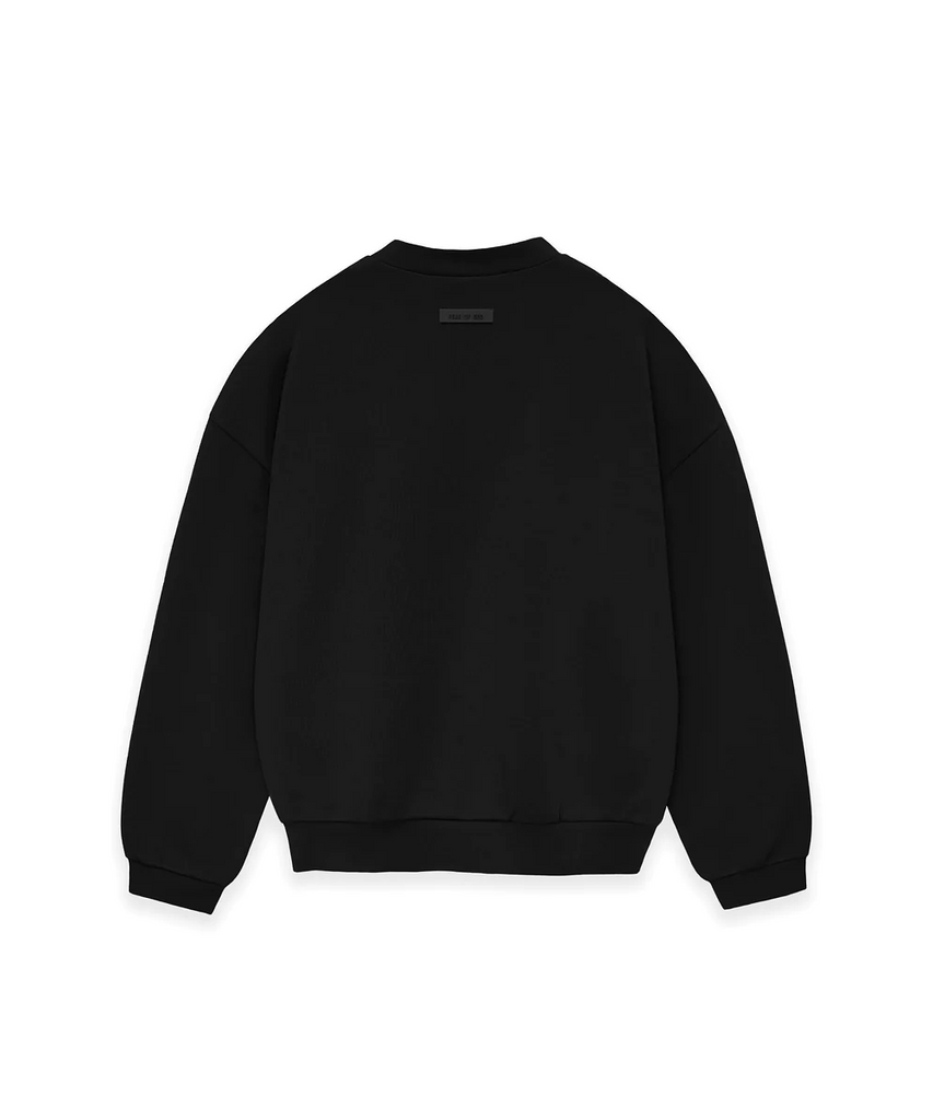 Essentials Fw23 Official Fear Of God ESSENTIALS Crewneck FW23 in Jet Black at ShoeGrab