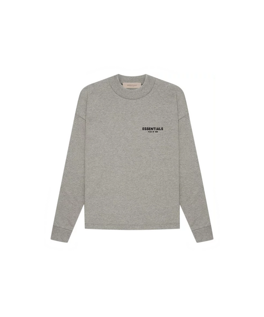 Fear Of God ESSENTIALS Long Sleeve Tee (Dark Oatmeal)