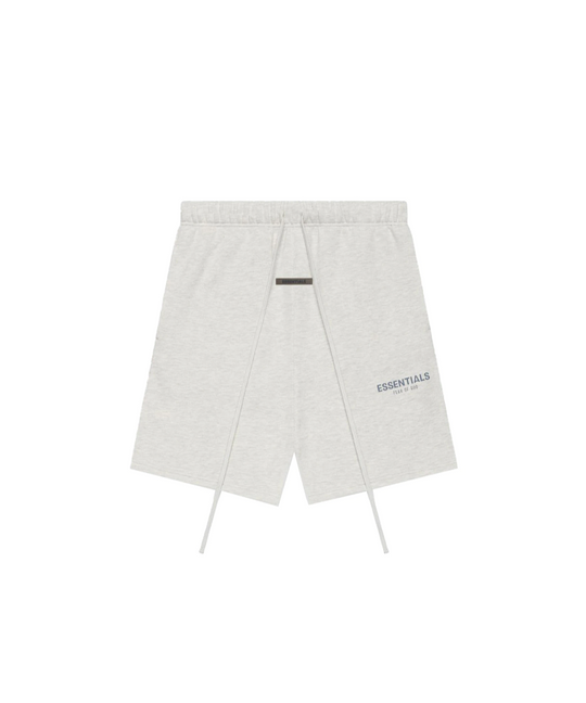 Fear Of God ESSENTIALS Reflective Logo Shorts (Light Oatmeal)