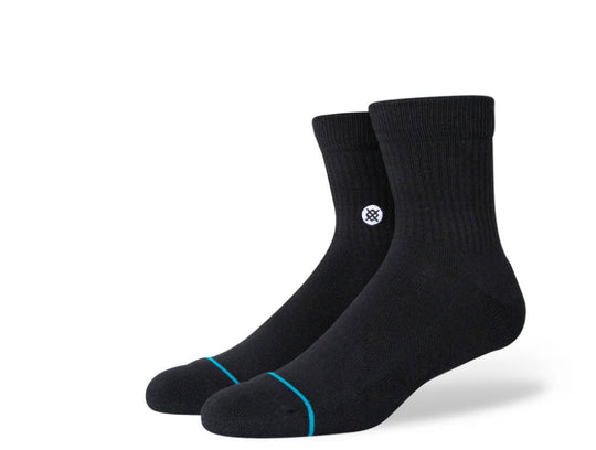 Stance Icon Quarter Single Pack (Black).