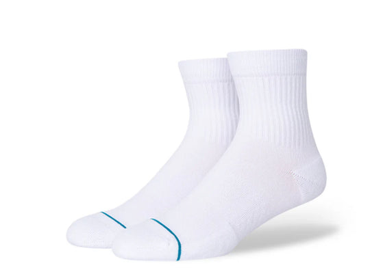 Stance Icon Quarter Single Pack (White)