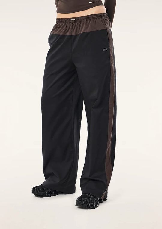 P.E Nation Halo Pant (Black/Coffee)