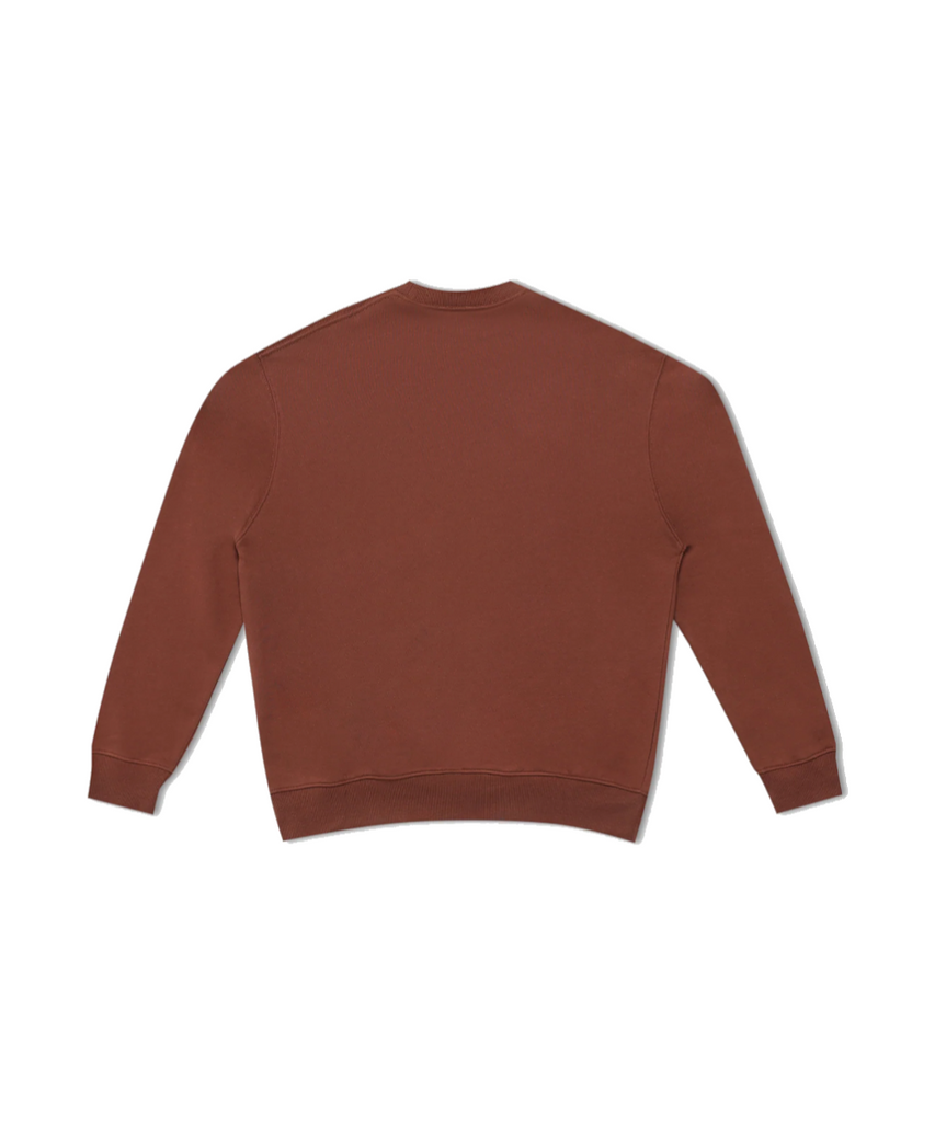 Official Henleys Club Crew Sweater in Coconut at ShoeGrab