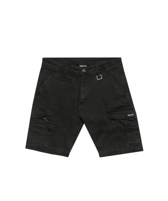 Henleys Lione Denim Shorts (Black)