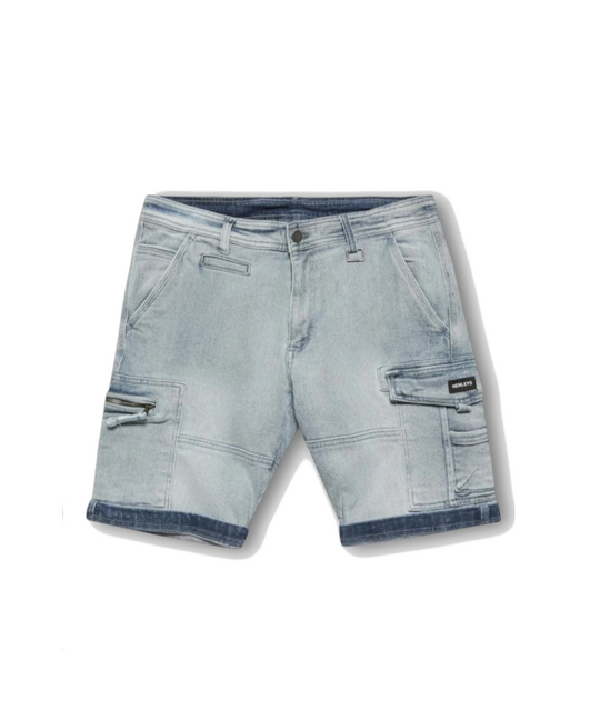 Henleys Lione Denim Shorts (Light Indigo)
