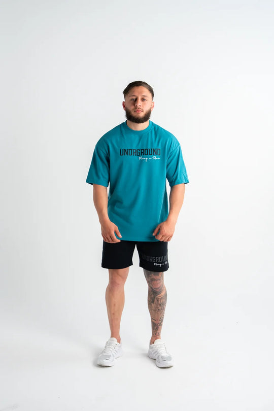 UNDRGROUND Moving in Silence Tee (Ocean Fade)