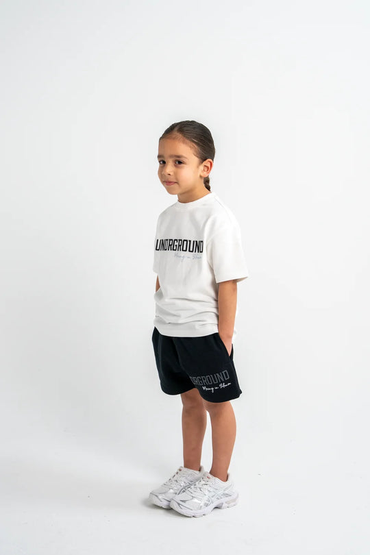 Kids UNDRGROUND Moving in Silence Tee (Snow)