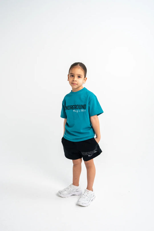 Kids UNDRGROUND Moving in Silence Tee (Ocean)