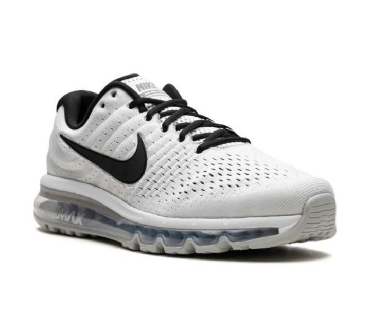 Men s Nike Air Max 2017 White Pure Platinum ShoeGrab