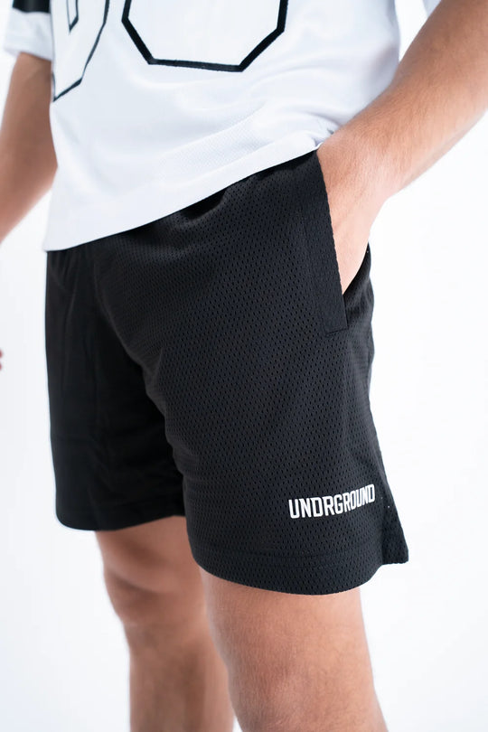 UNDRGROUND Moving in Silence Mesh Shorts (Black)
