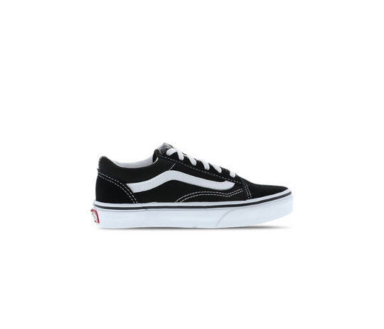 Kids Vans Old Skool (Black/True White)