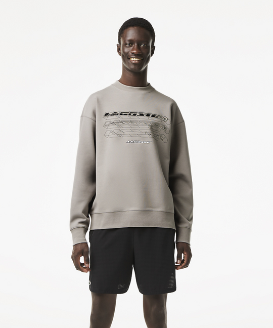 Lacoste Active Crew Neck Sweater (Cement)