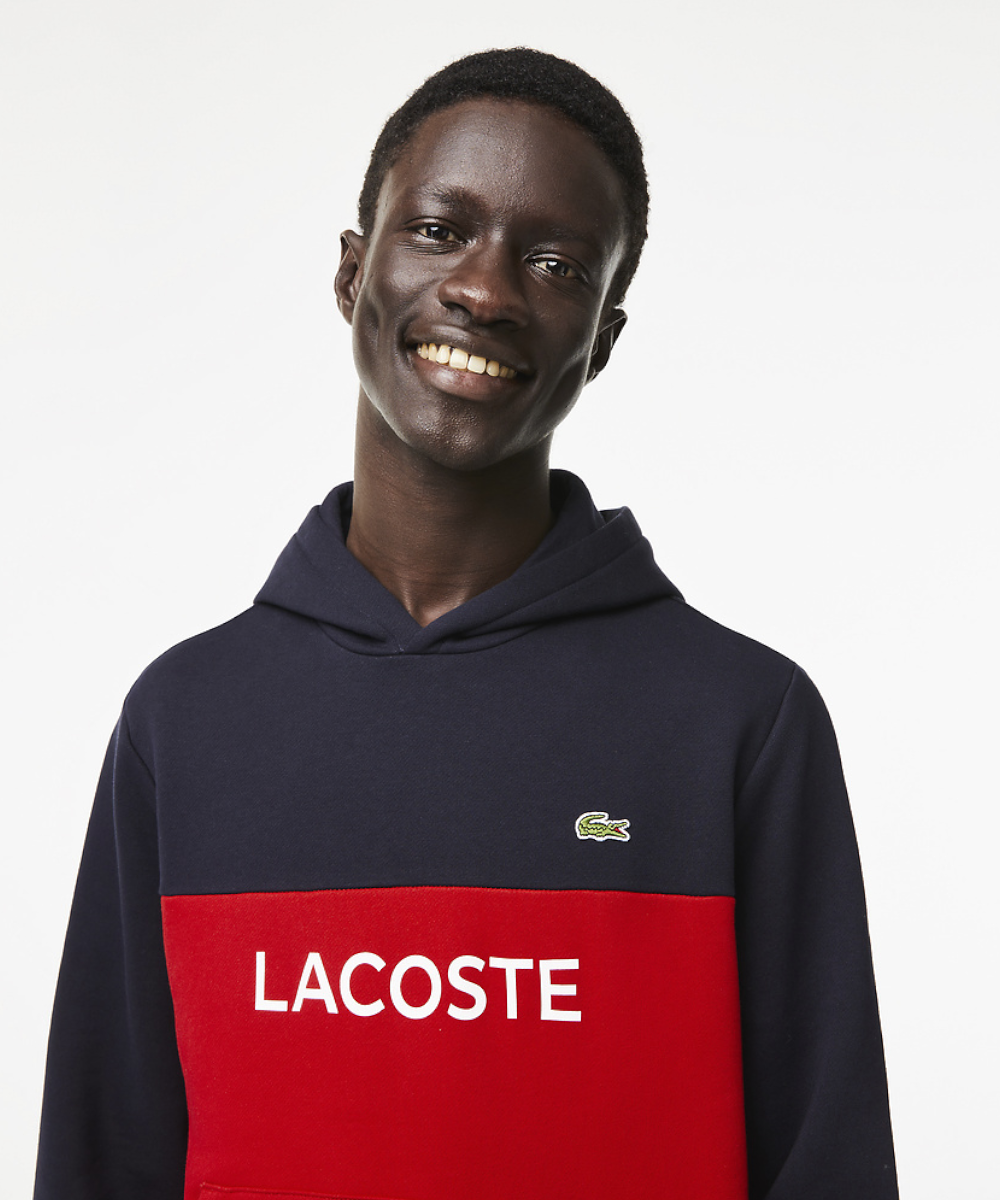 Navy sales lacoste hoodie