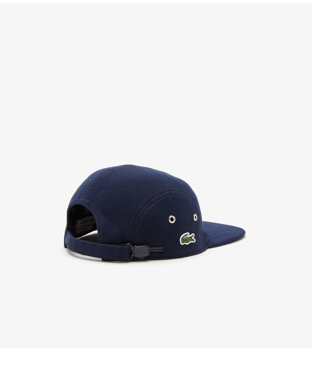 Lacoste Unisex Girolle Organic Cotton Pique Cap Navy