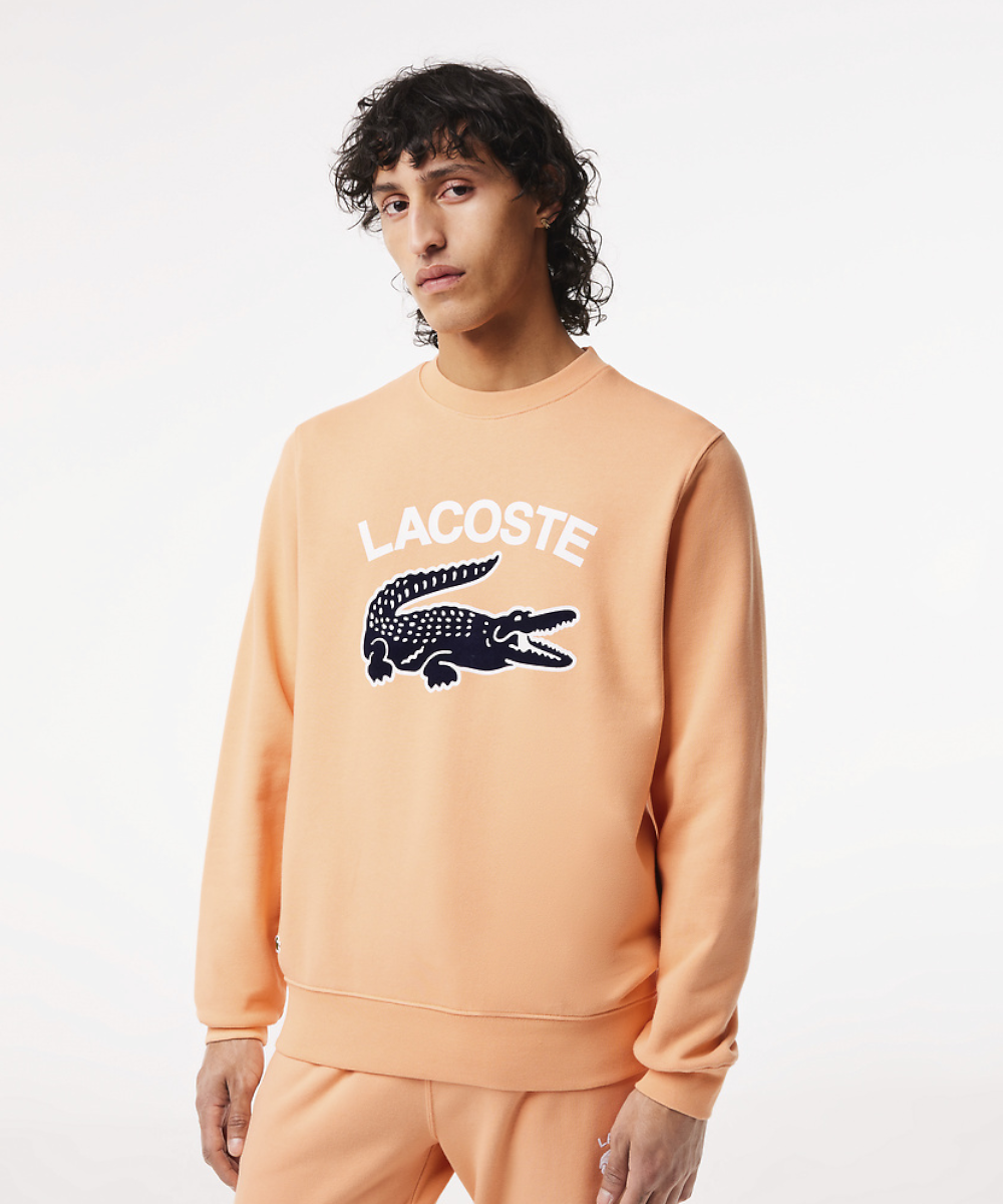 Lacoste logo sweater deals