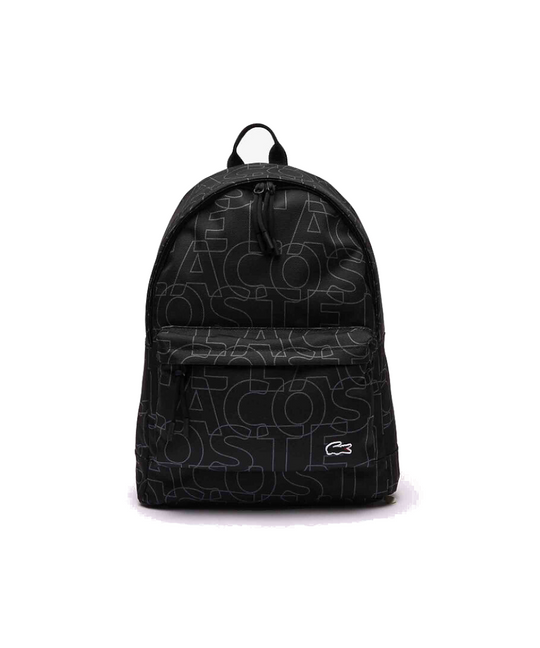 Lacoste Neocroc All Over Print Seasonal Backpack (Noir)