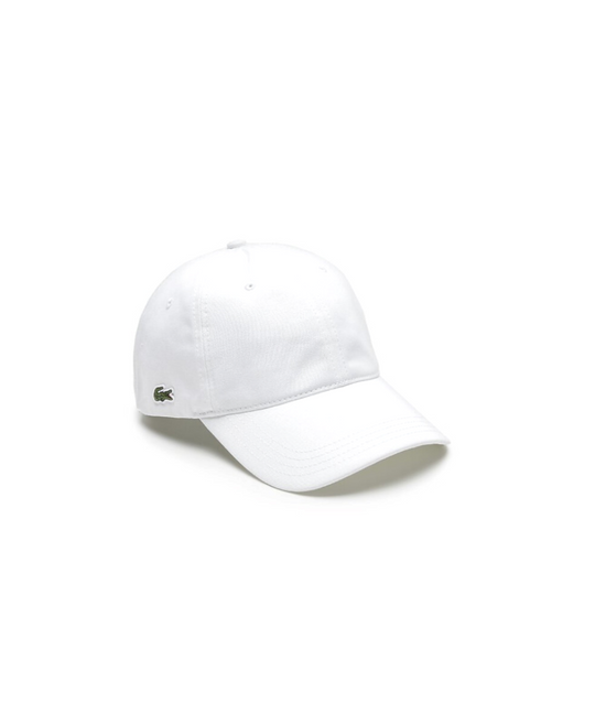 Lacoste Side Croc Cap (White/Brown Strap)