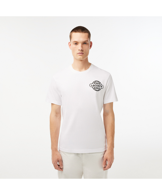 Lacoste Active Back Graphic Tee (White)