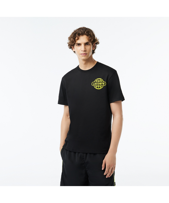 Lacoste Active Back Graphic Tee (Black)
