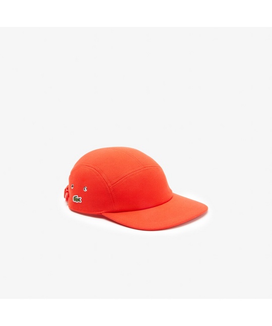 Lacoste Unisex Girolle Organic Cotton Piqué Cap (Orange)