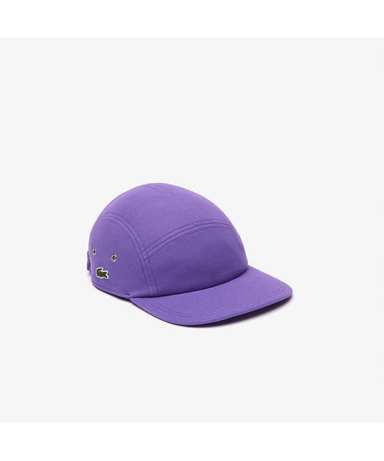 Lacoste Unisex Girolle Organic Cotton Piqué Cap (Purple)