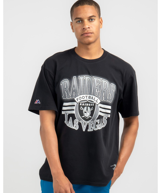 Majestic Las Vegas Raiders Glow Stripe Tee (Black)