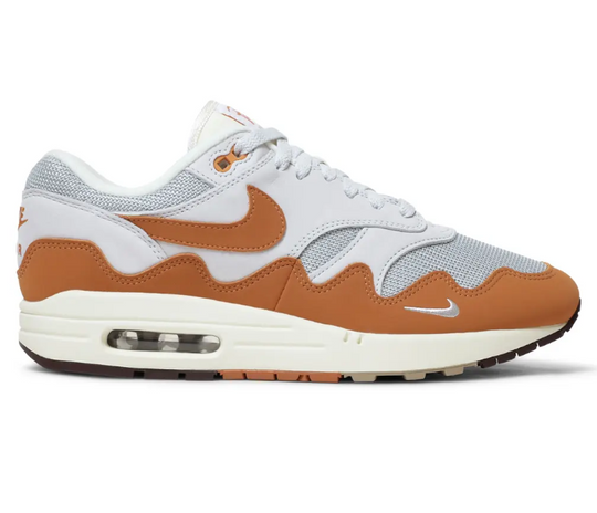 Men’s Nike Air Max 1 Patta (Metallic Silver/Monarch)