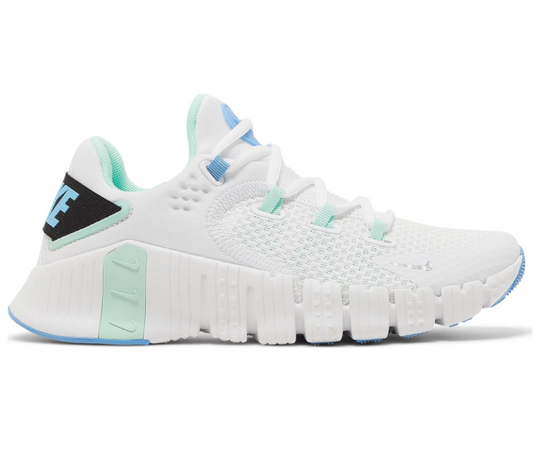 Women's Nike Free Metcon 4 (White/Teal/Blue)