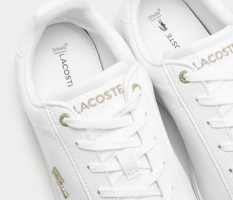 Lacoste clearance graduate white